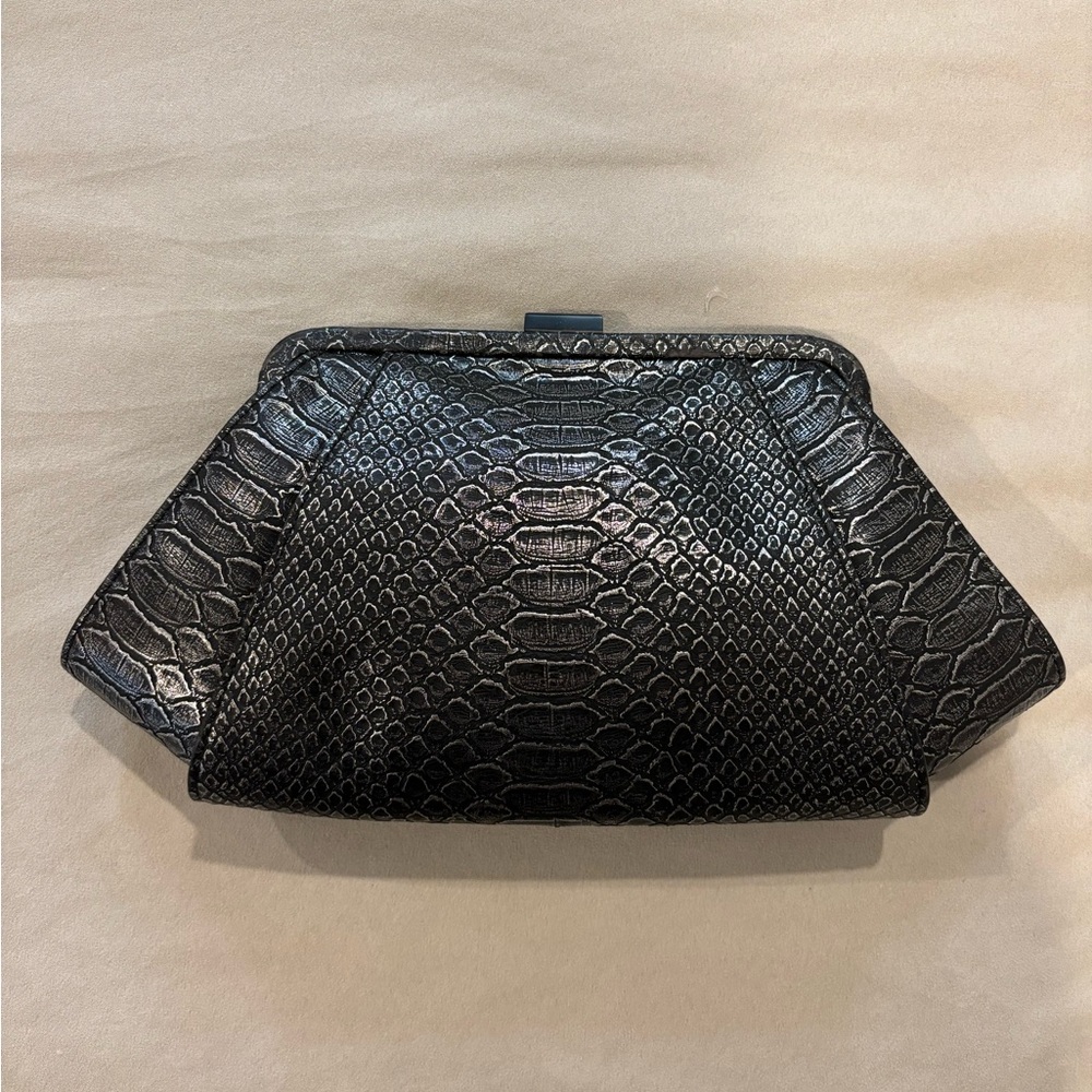 Zac Posen Snakeskin Clutch